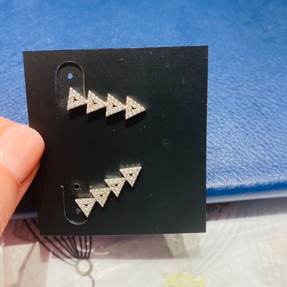 925 silver stud earrings - Picture 2 of 3
